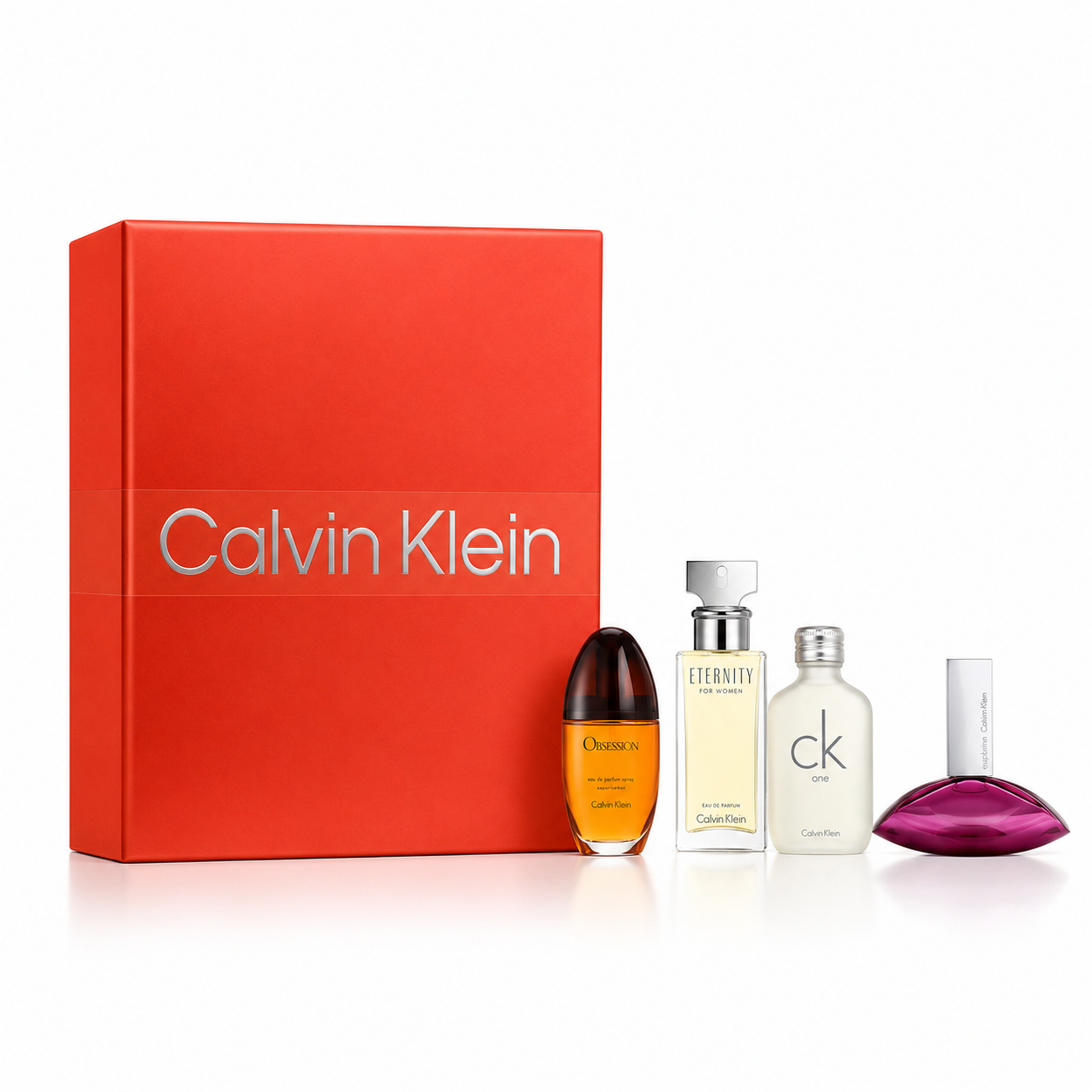 Set de Regalo Calvin Klein para Mujer- 4 Mini Perfumes de 15 ml