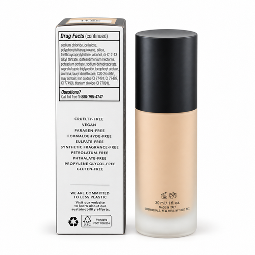 bareMinerals BAREPRO 24HR Wear Skin-Perfecting Matte Liquid Foundation SPF 20 – 30 ml