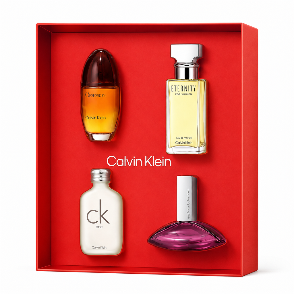 Set de Regalo Calvin Klein para Mujer- 4 Mini Perfumes de 15 ml
