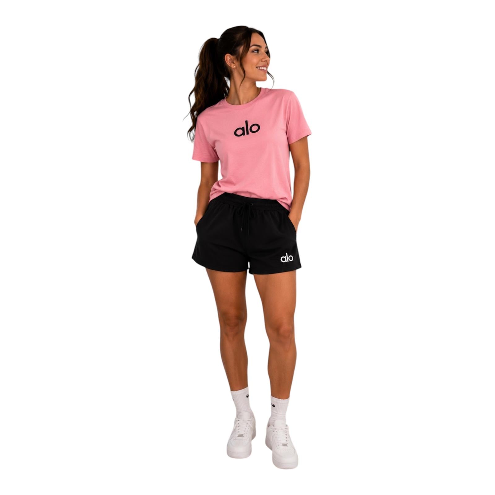 CONJUNTO DEPORTIVO DE SHORT Y PULOVER-PLUS SIZE(L-XL)