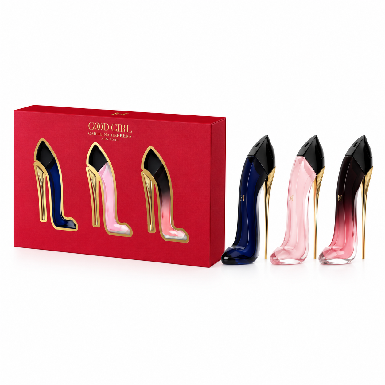 Carolina Herrera Good Girl Mini Perfume Collection para Mujer – Set de 3 x 7 ml