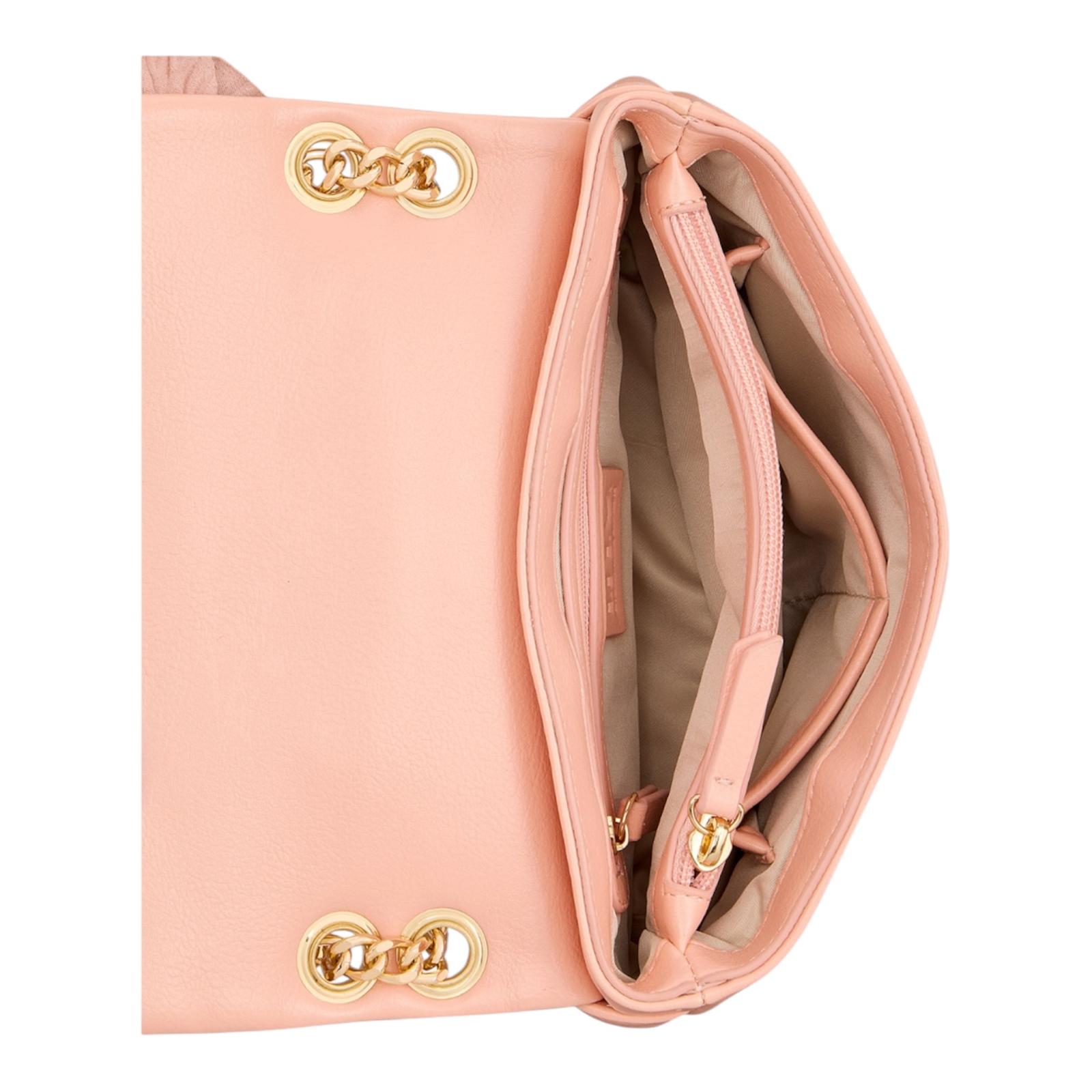 Bolso Floral Rosa para mujer- Crossbody Elegante con Flores 3D