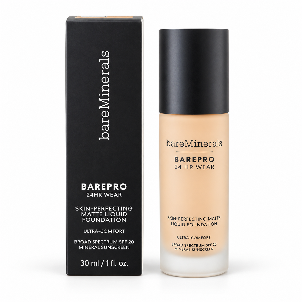 bareMinerals BAREPRO 24HR Wear Skin-Perfecting Matte Liquid Foundation SPF 20 – 30 ml