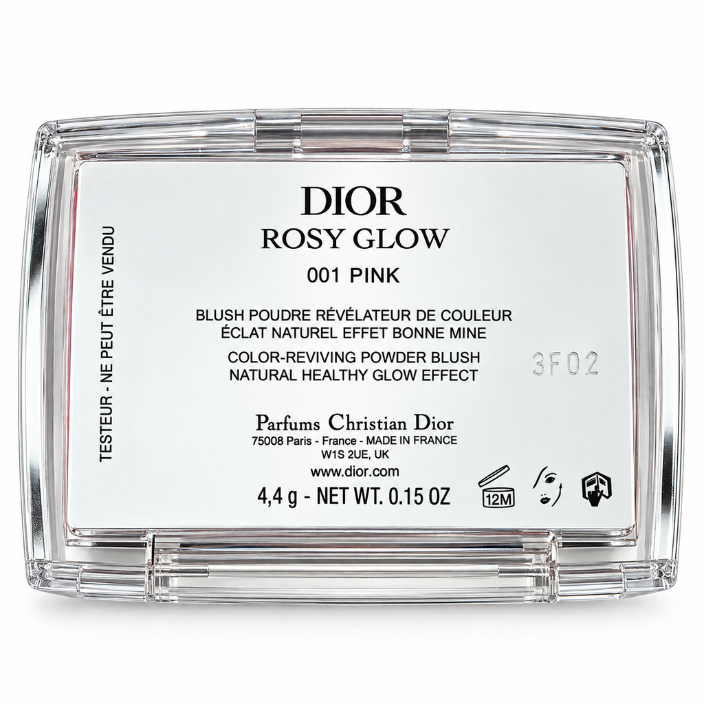 Dior Rosy Glow Blush Tester – 001 Pink – 4.4 g / 0.15 oz