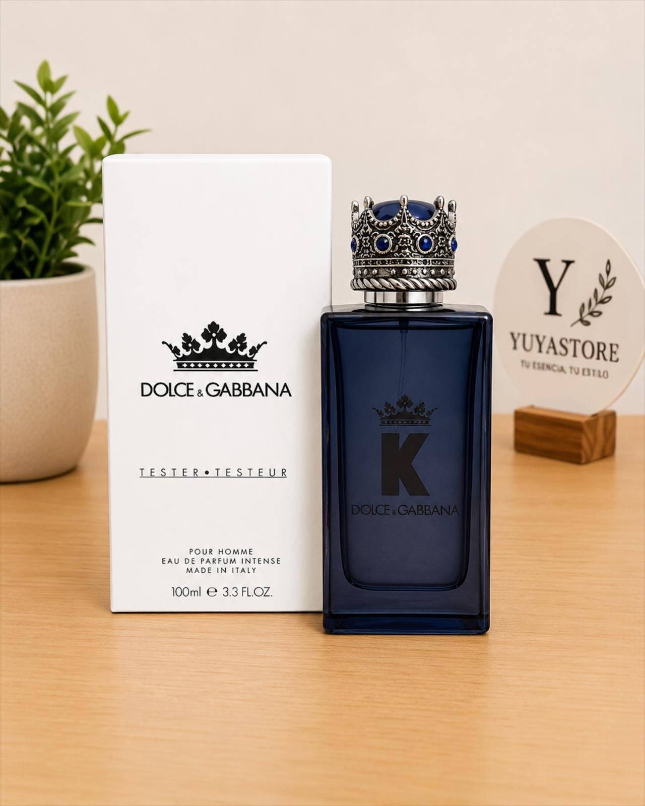 DOLCE & GABBANA K POUR HOME EAU DE PARFFUM INTENSE 100 ML MEN TESTER BOX
