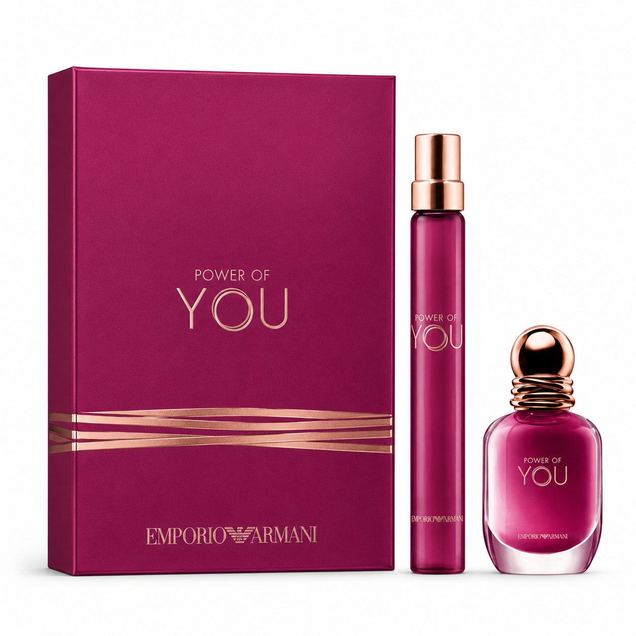 Emporio Armani Power of You Eau de Parfum Mini Duo Set para Mujer – 10 ml + 5 ml