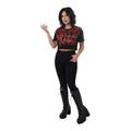 KILLSTAR INK LOGO CROP T-SHIRT-SIZE S