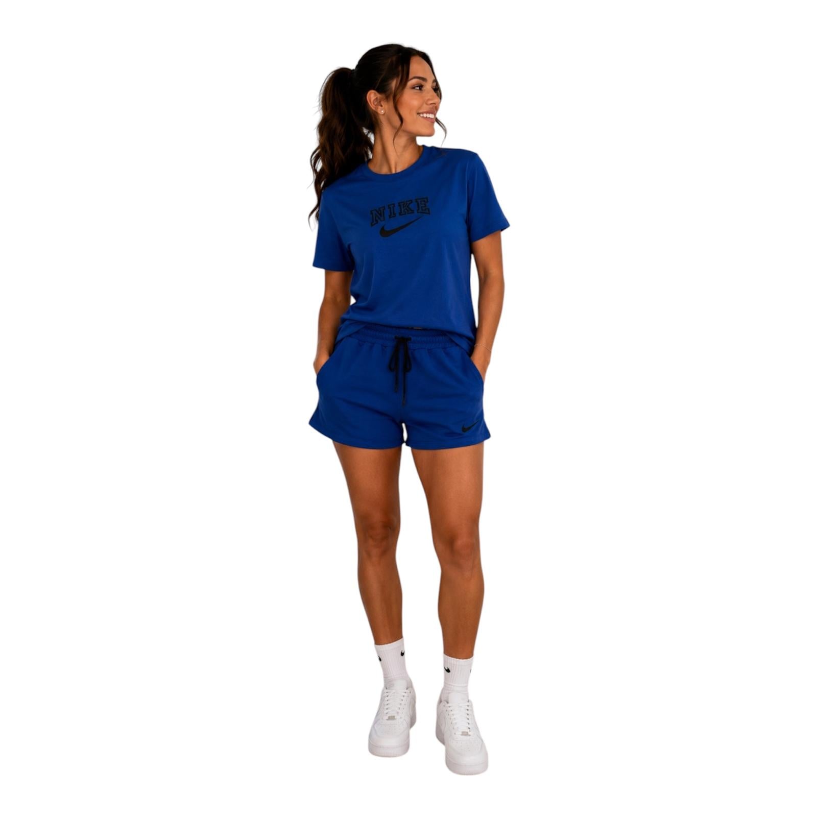 CONJUNTO DEPORTIVO DE SHORT Y PULOVER-PLUS SIZE(L-XL)
